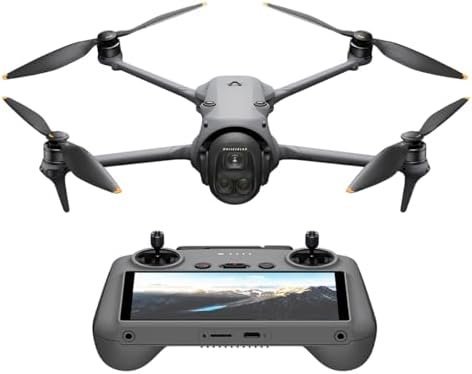 DJI Mavic 4 Pro Drone with DJI RC 2, Flagship Tri-Camera Drone with 100MP 4/3 CMOS Hasselblad Camera, for Professionals, 30km/18.6mi Video Transmission, 51-Min Max Flight Time : Toys & Games
